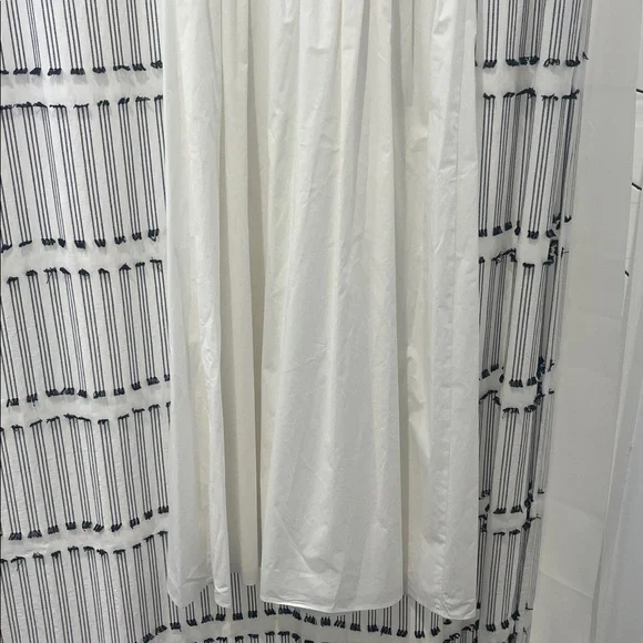 Theory cotton poplin smocked midi dress - new with tags sz m - Picture 8 of 8